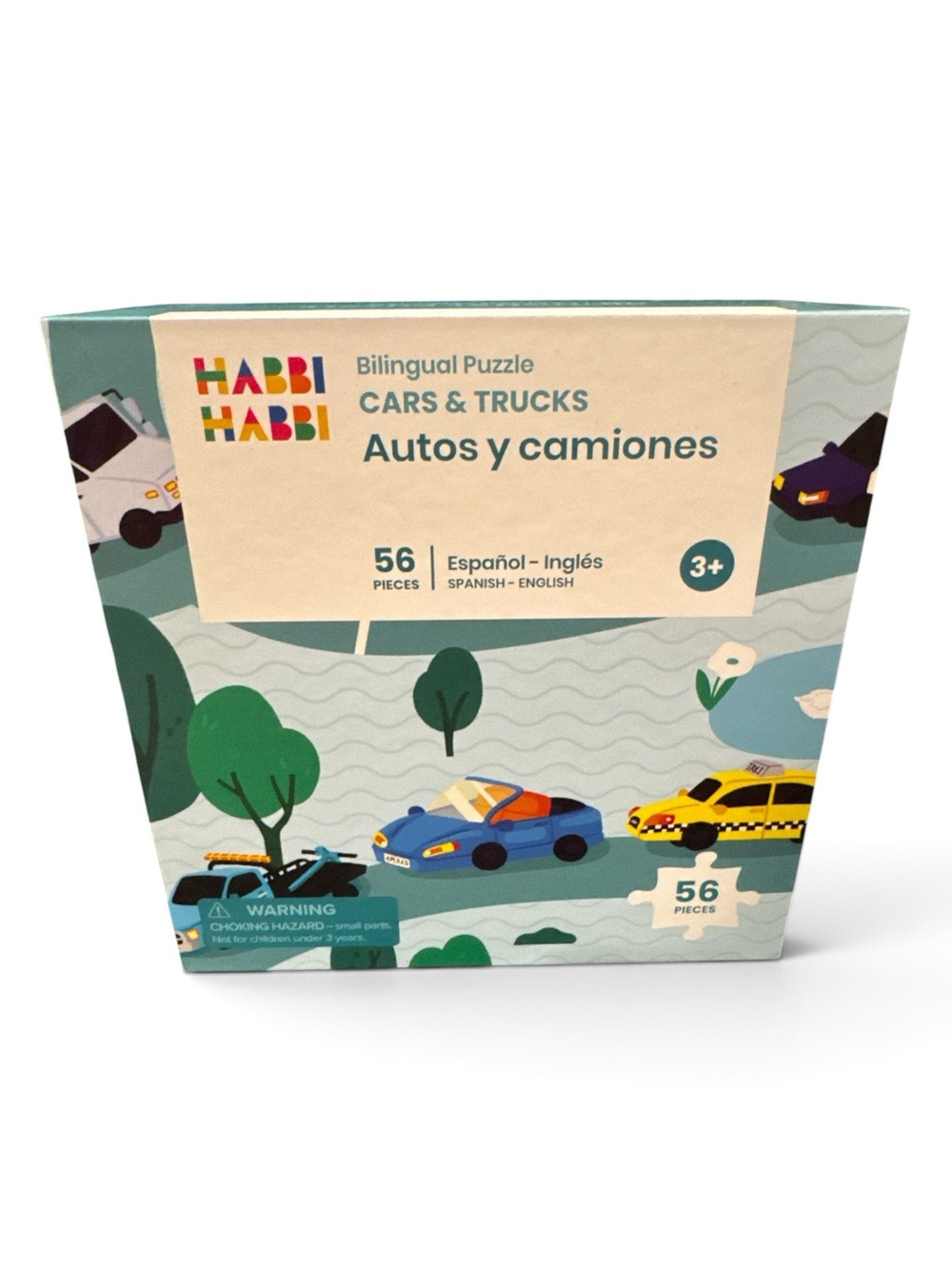 Habbi Habbi Bilingual Cars & Trucks Puzzle